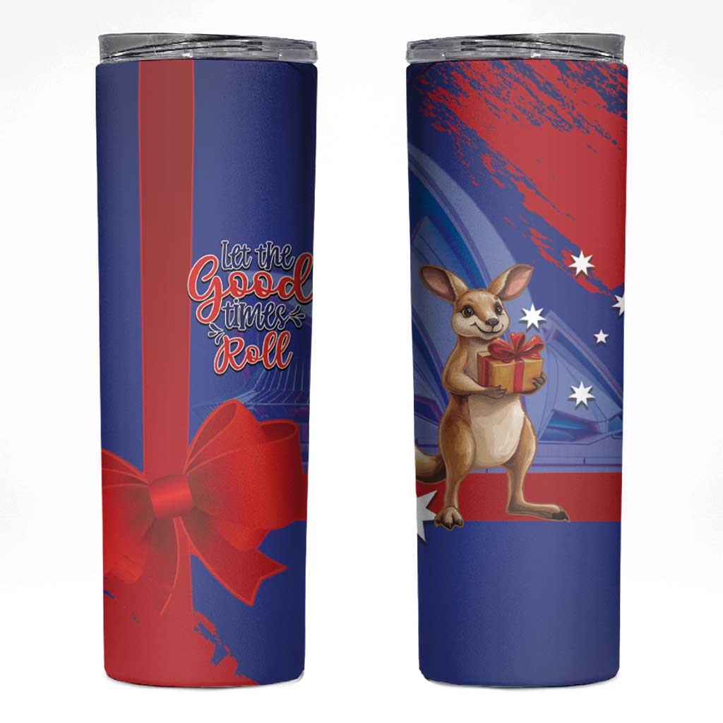 Happy Boxing Day Australia Skinny Tumbler Let The Good Time Roll!