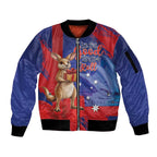 Happy Boxing Day Australia Sleeve Zip Bomber Jacket Let The Good Time Roll!