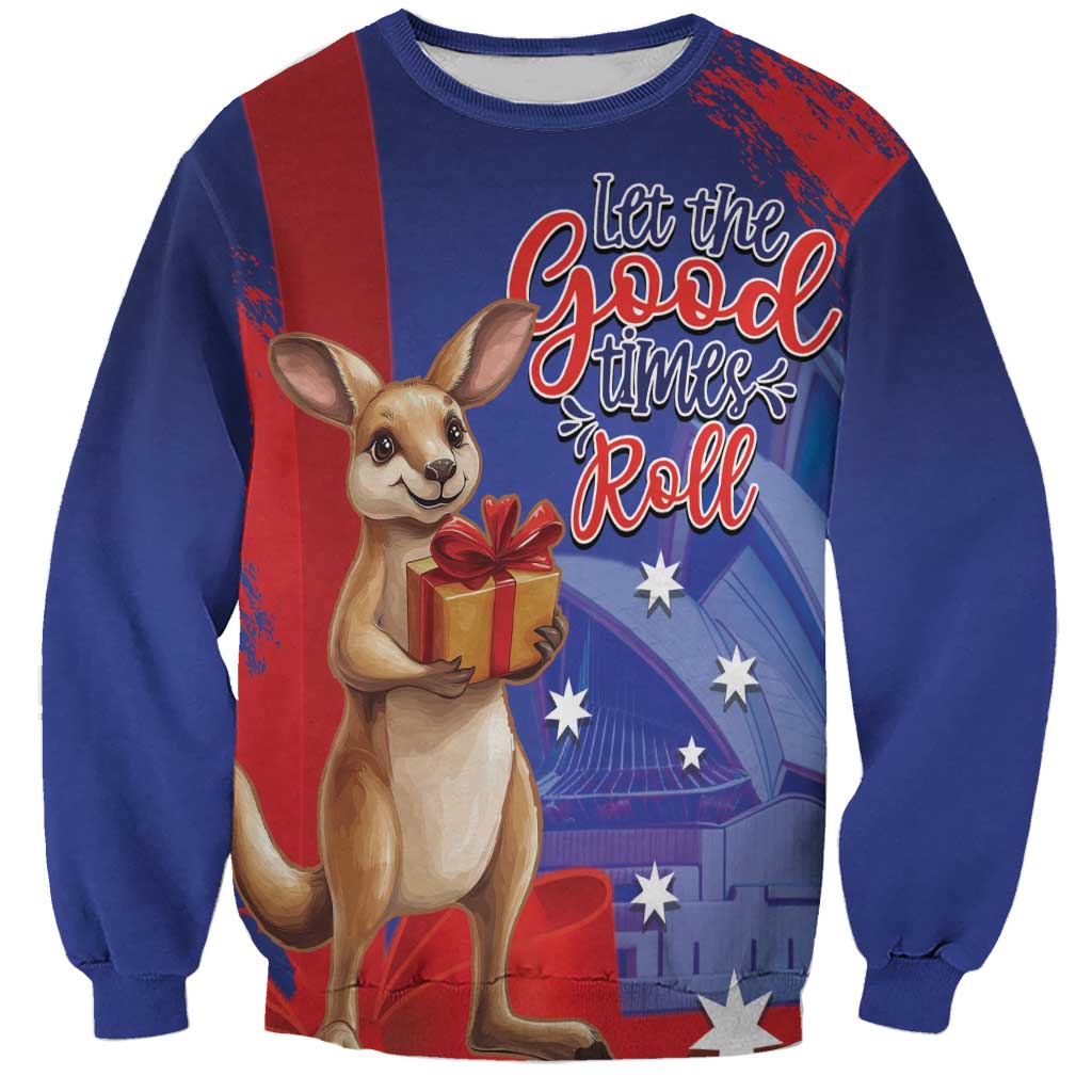 Happy Boxing Day Australia Sweatshirt Let The Good Time Roll!