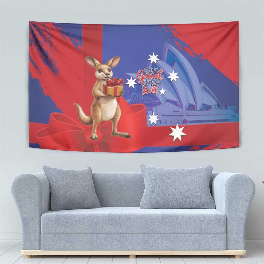 Happy Boxing Day Australia Tapestry Let The Good Time Roll!