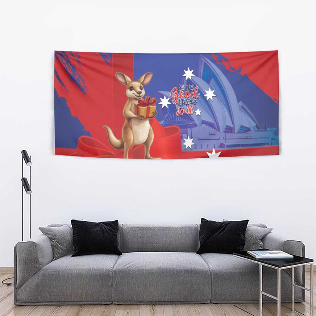 Happy Boxing Day Australia Tapestry Let The Good Time Roll!