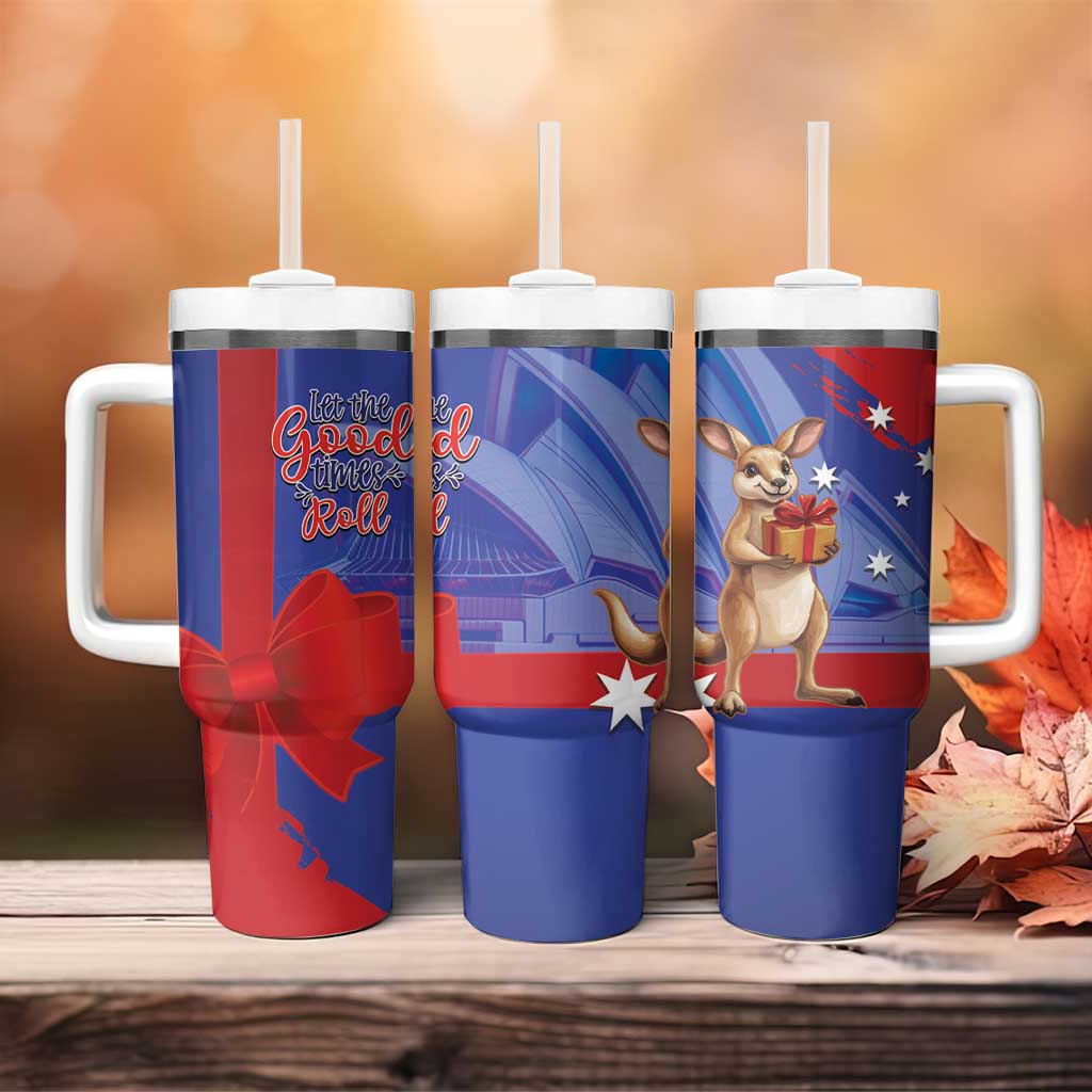 Happy Boxing Day Australia Tumbler With Handle Let The Good Time Roll!