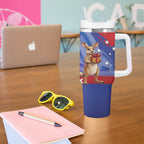 Happy Boxing Day Australia Tumbler With Handle Let The Good Time Roll!