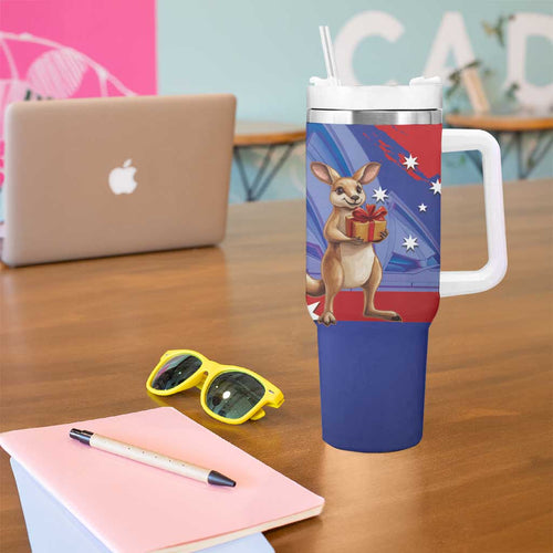 Happy Boxing Day Australia Tumbler With Handle Let The Good Time Roll!