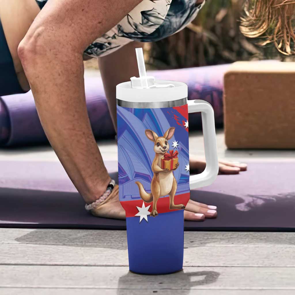 Happy Boxing Day Australia Tumbler With Handle Let The Good Time Roll!
