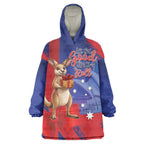 Happy Boxing Day Australia Wearable Blanket Hoodie Let The Good Time Roll!
