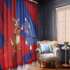 Happy Boxing Day Australia Window Curtain Let The Good Time Roll!