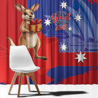 Happy Boxing Day Australia Window Curtain Let The Good Time Roll!