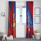 Happy Boxing Day Australia Window Curtain Let The Good Time Roll!