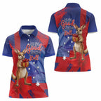 Happy Boxing Day Australia Women Polo Shirt Let The Good Time Roll!