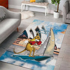 Personalised Australia Sailing Area Rug Life Is Better On A Boat