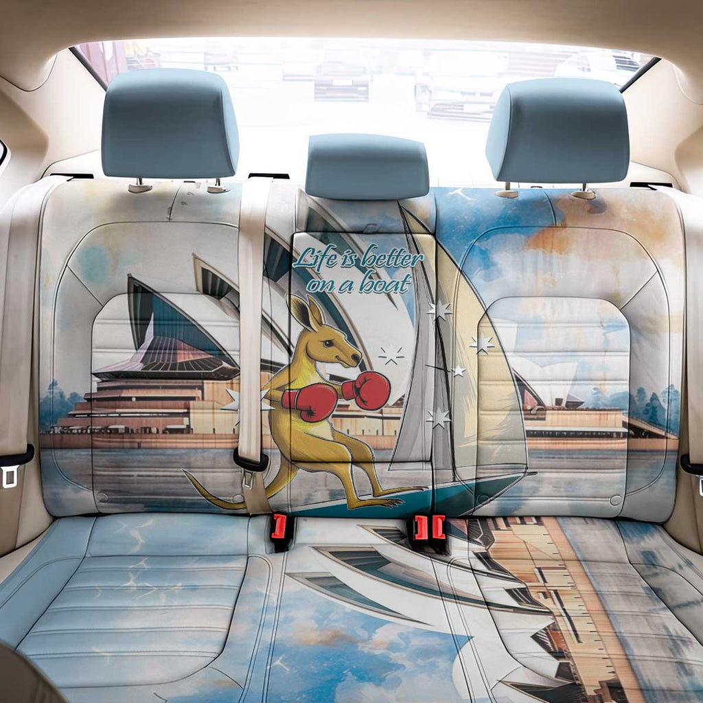 Personalised Australia Sailing Back Car Seat Cover Life Is Better On A Boat