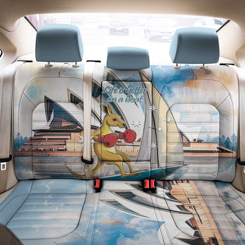 Personalised Australia Sailing Back Car Seat Cover Life Is Better On A Boat