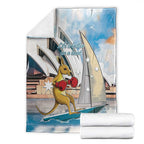 Personalised Australia Sailing Blanket Life Is Better On A Boat