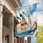 Personalised Australia Sailing Garden Flag Life Is Better On A Boat