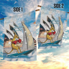Personalised Australia Sailing Garden Flag Life Is Better On A Boat