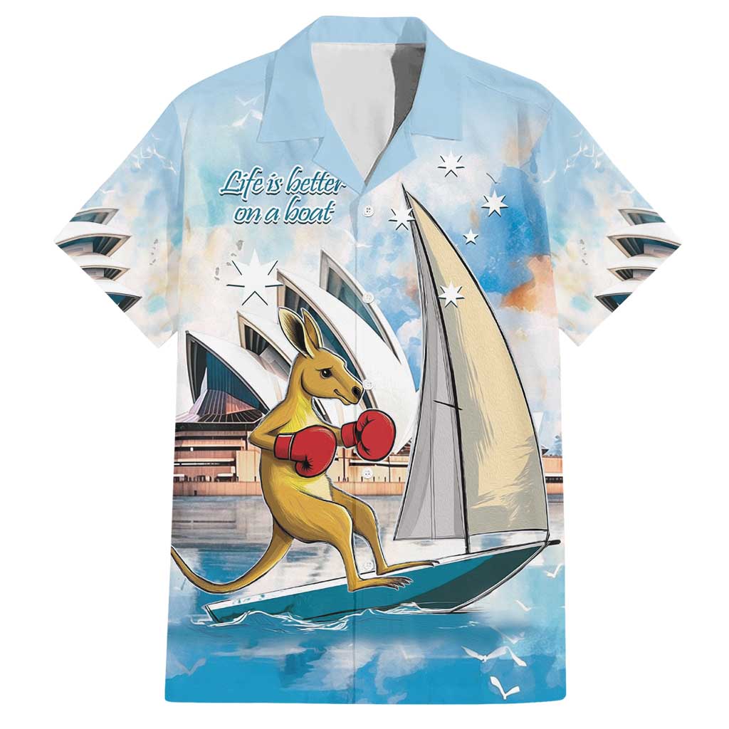 Personalised Australia Sailing Hawaiian Shirt Life Is Better On A Boat