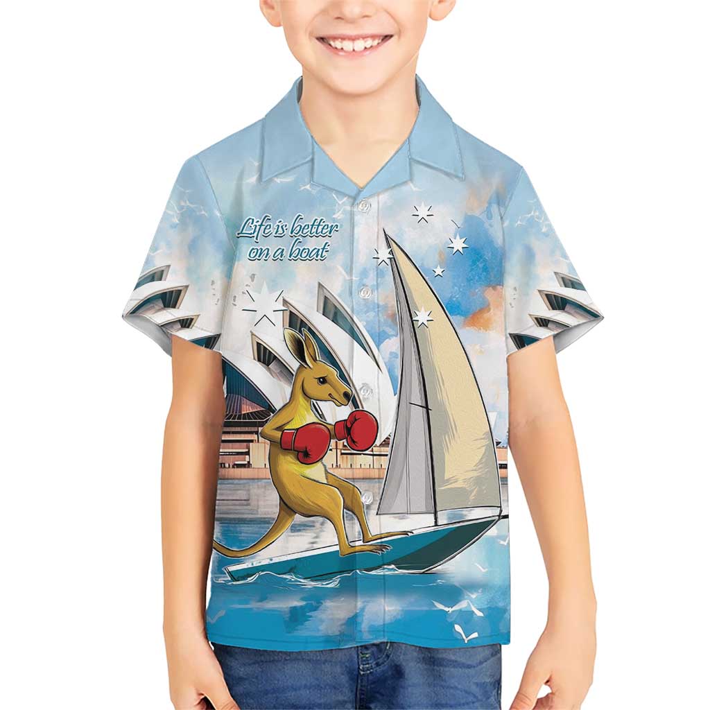Personalised Australia Sailing Hawaiian Shirt Life Is Better On A Boat