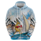 Personalised Australia Sailing Hoodie Life Is Better On A Boat