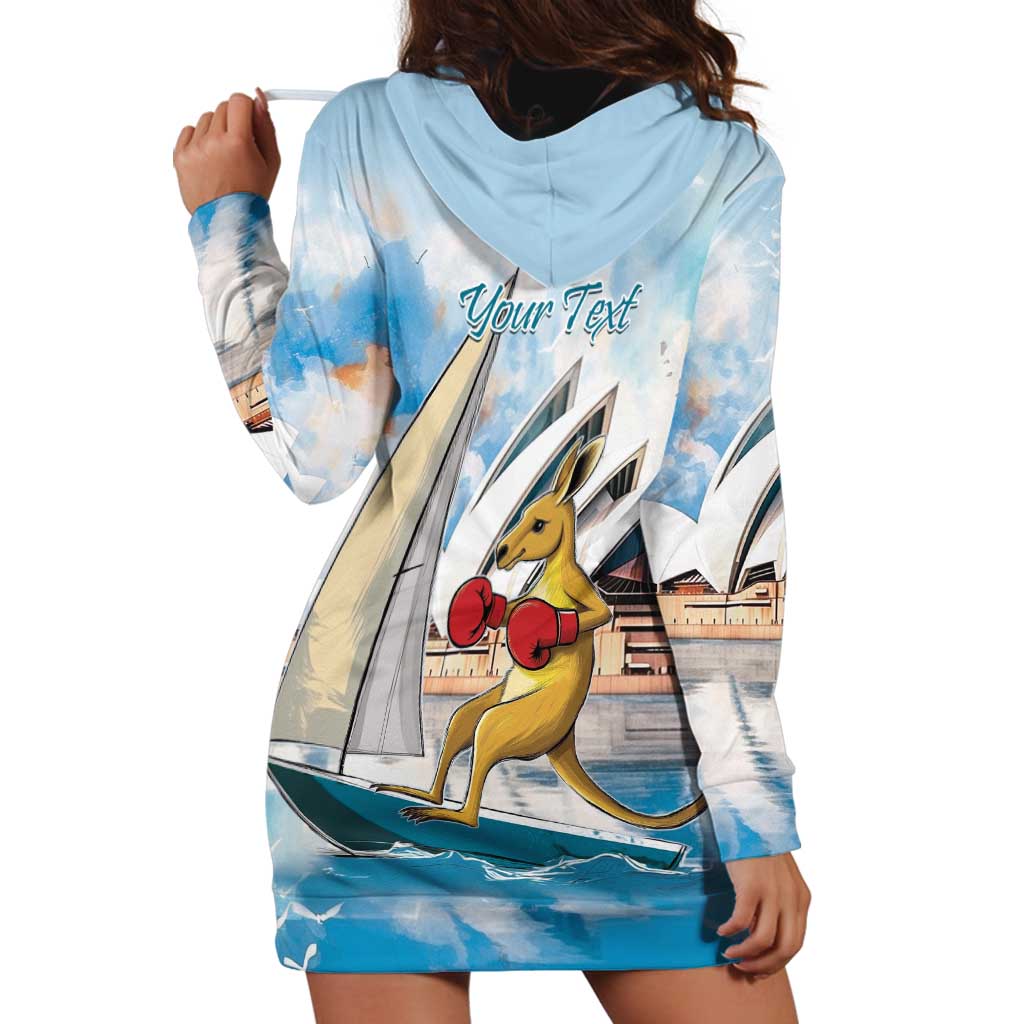Personalised Australia Sailing Hoodie Dress Life Is Better On A Boat