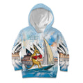 Personalised Australia Sailing Kid Hoodie Life Is Better On A Boat