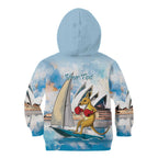 Personalised Australia Sailing Kid Hoodie Life Is Better On A Boat