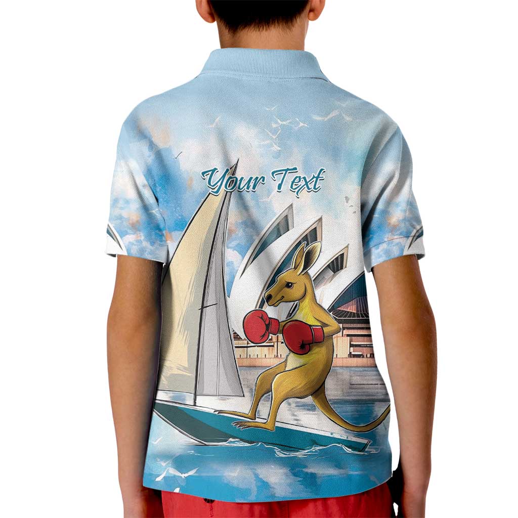 Personalised Australia Sailing Kid Polo Shirt Life Is Better On A Boat