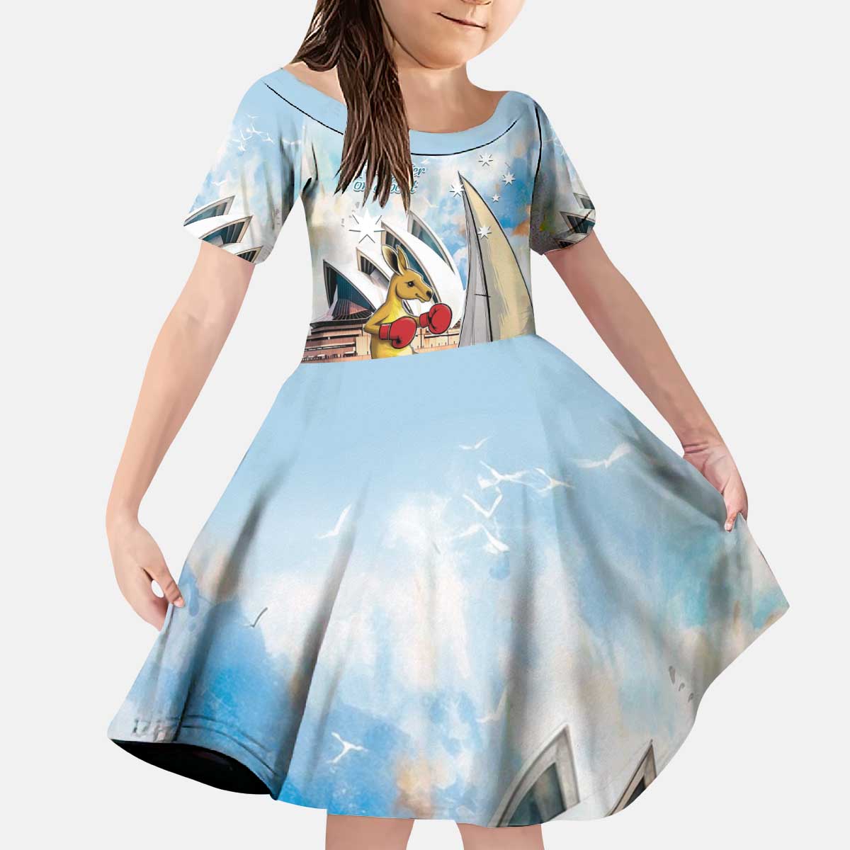 Personalised Australia Sailing Kid Short Sleeve Dress Life Is Better On A Boat