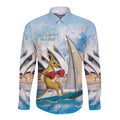 Personalised Australia Sailing Long Sleeve Button Shirt Life Is Better On A Boat