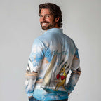 Personalised Australia Sailing Long Sleeve Polo Shirt Life Is Better On A Boat
