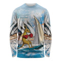 Personalised Australia Sailing Long Sleeve Shirt Life Is Better On A Boat