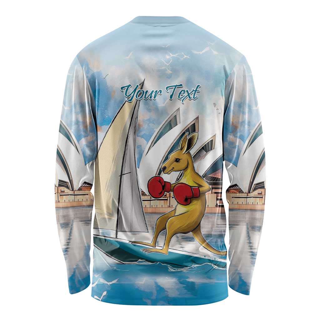 Personalised Australia Sailing Long Sleeve Shirt Life Is Better On A Boat