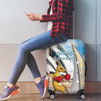 Personalised Australia Sailing Luggage Cover Life Is Better On A Boat
