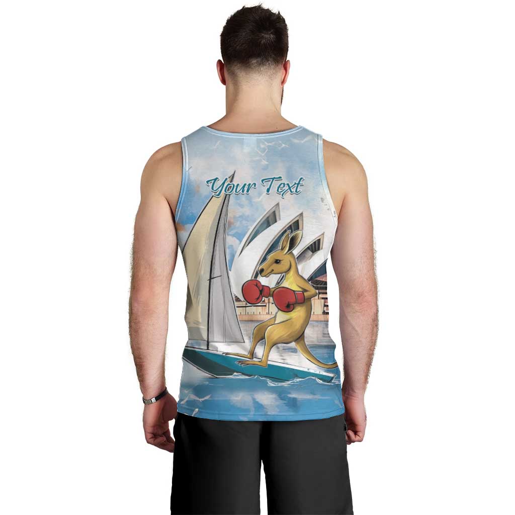 Personalised Australia Sailing Men Tank Top Life Is Better On A Boat