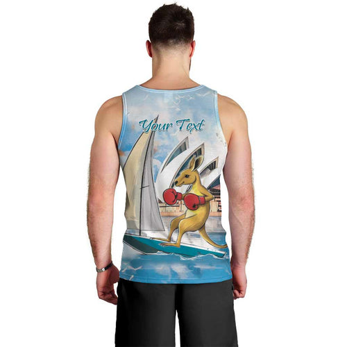 Personalised Australia Sailing Men Tank Top Life Is Better On A Boat