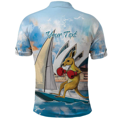 Personalised Australia Sailing Polo Shirt Life Is Better On A Boat