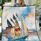 Personalised Australia Sailing Quilt Life Is Better On A Boat
