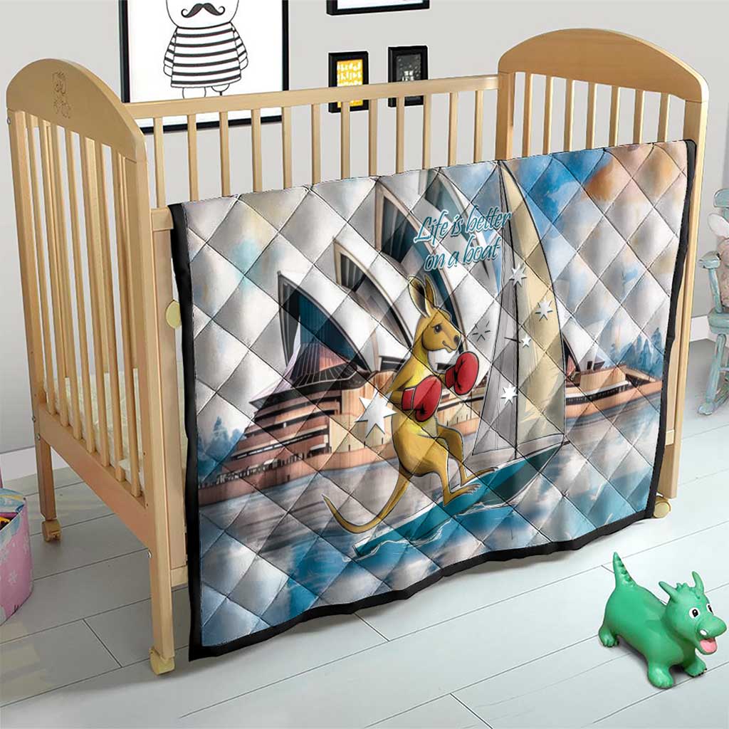 Personalised Australia Sailing Quilt Life Is Better On A Boat