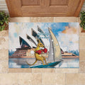 Personalised Australia Sailing Rubber Doormat Life Is Better On A Boat