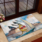 Personalised Australia Sailing Rubber Doormat Life Is Better On A Boat