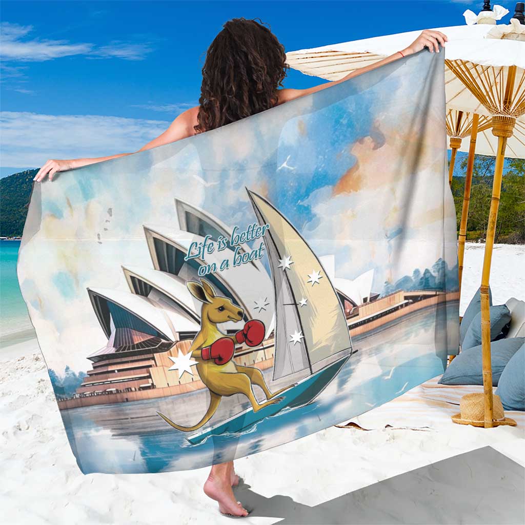 Personalised Australia Sailing Sarong Life Is Better On A Boat
