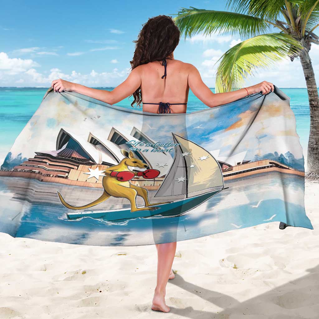 Personalised Australia Sailing Sarong Life Is Better On A Boat