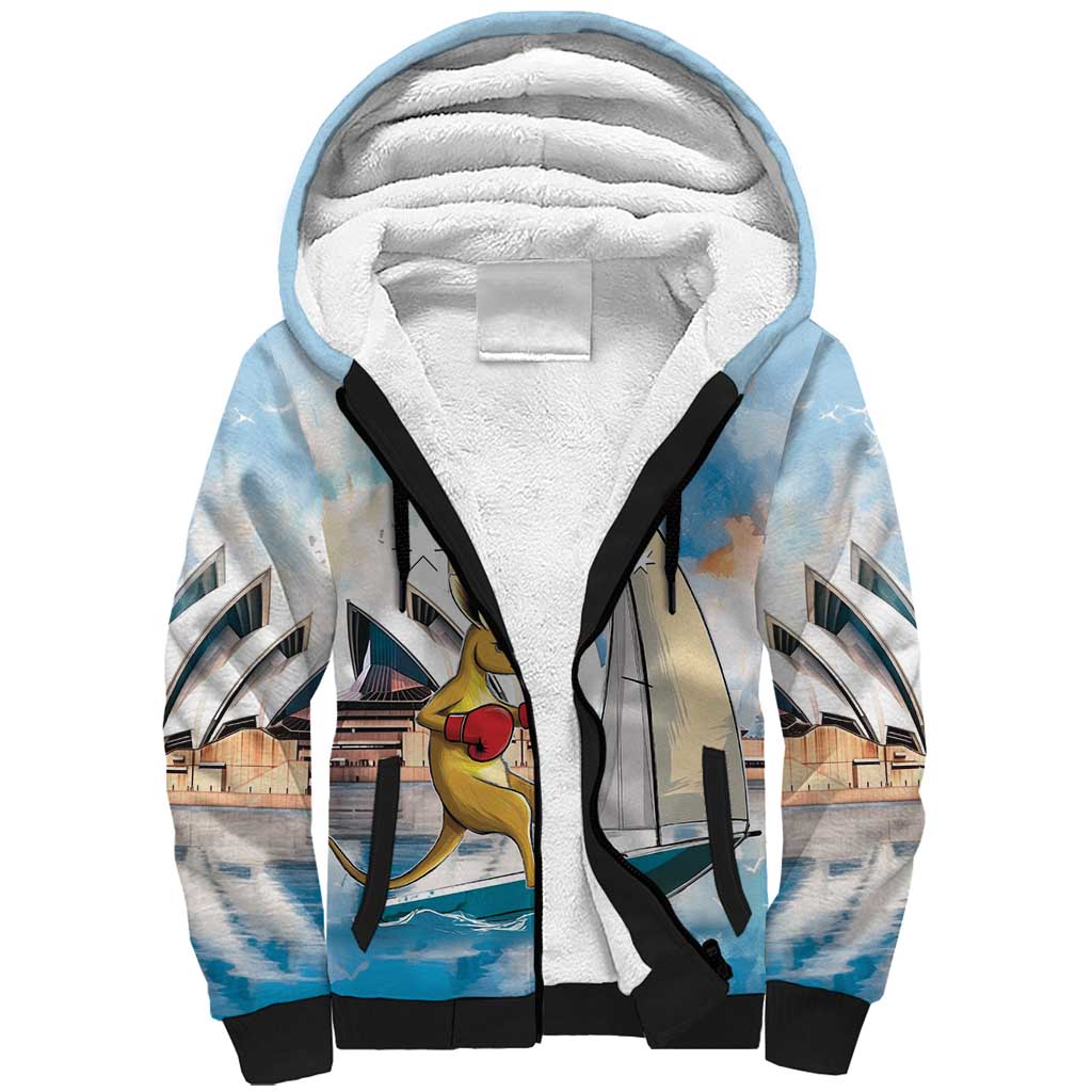 Personalised Australia Sailing Sherpa Hoodie Life Is Better On A Boat