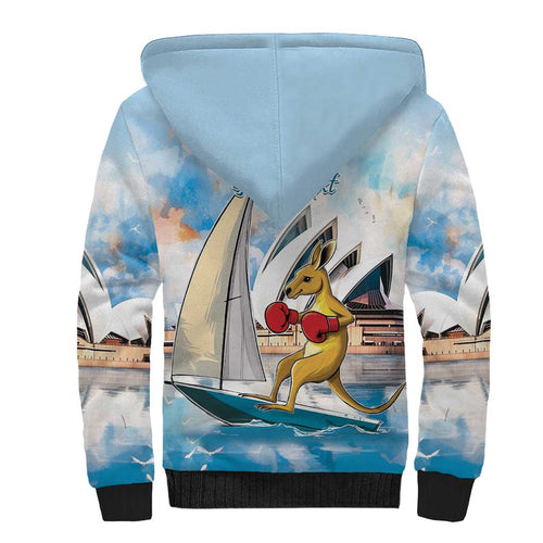 Personalised Australia Sailing Sherpa Hoodie Life Is Better On A Boat