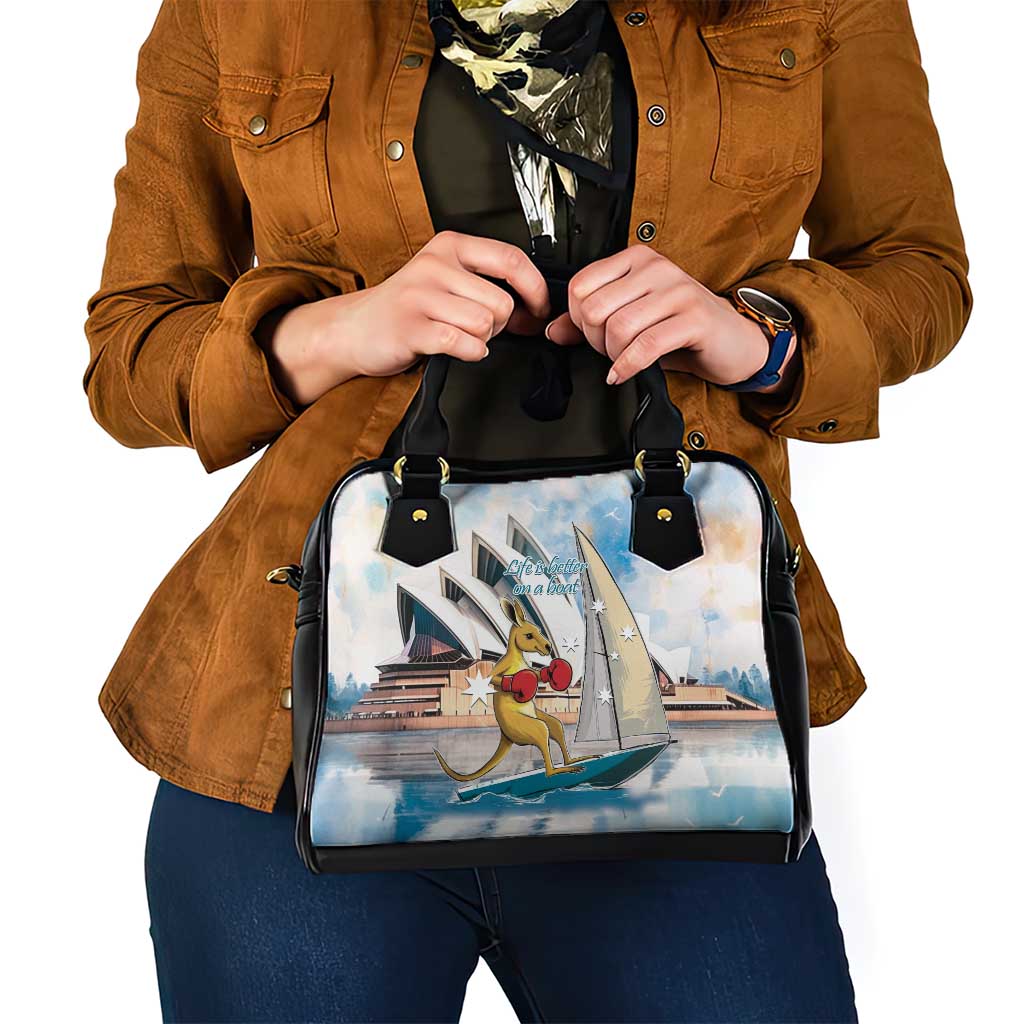 Personalised Australia Sailing Shoulder Handbag Life Is Better On A Boat
