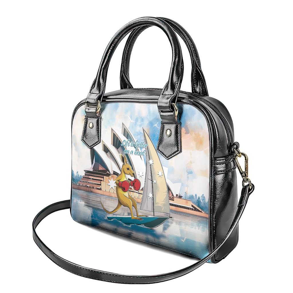 Personalised Australia Sailing Shoulder Handbag Life Is Better On A Boat