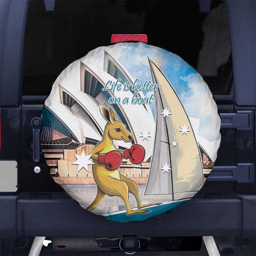 Personalised Australia Sailing Spare Tire Cover Life Is Better On A Boat