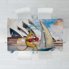 Personalised Australia Sailing Tablecloth Life Is Better On A Boat