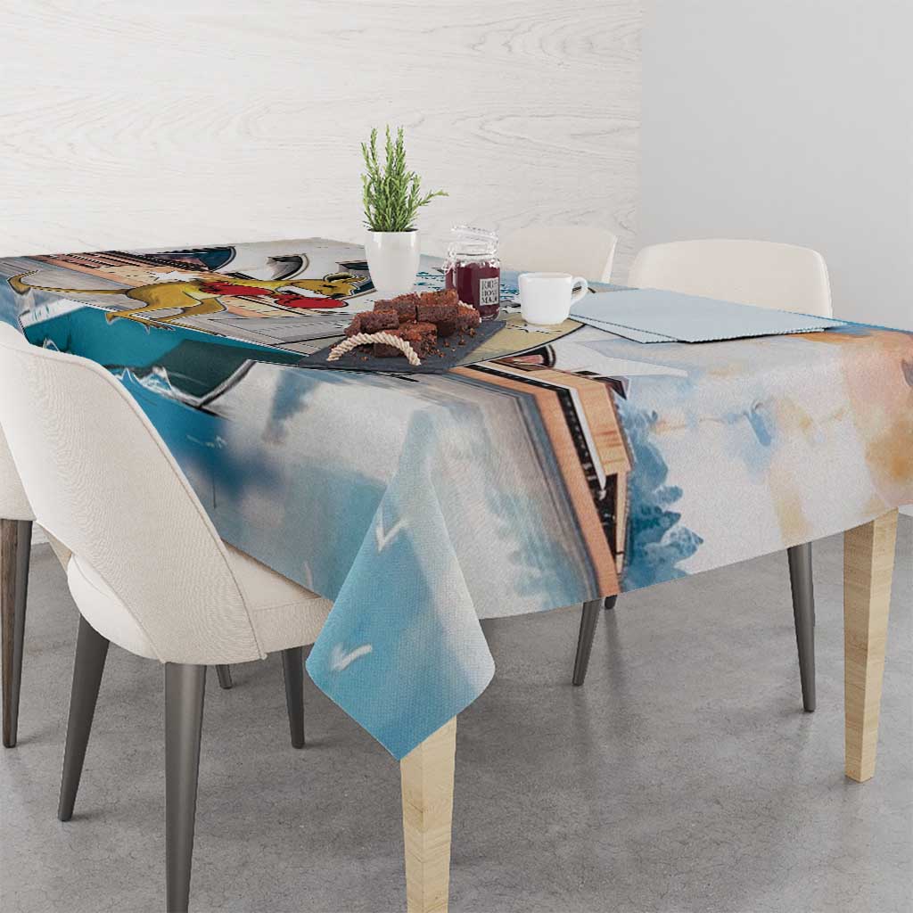 Personalised Australia Sailing Tablecloth Life Is Better On A Boat