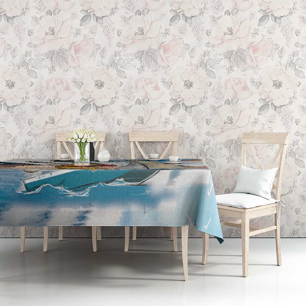Personalised Australia Sailing Tablecloth Life Is Better On A Boat